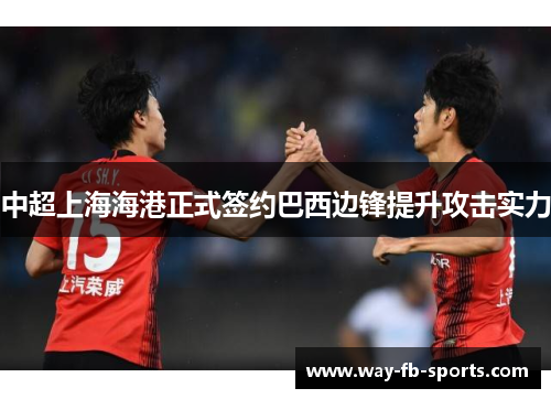 中超上海海港正式签约巴西边锋提升攻击实力 中超上海海港正式签约巴西边锋提升攻击实力